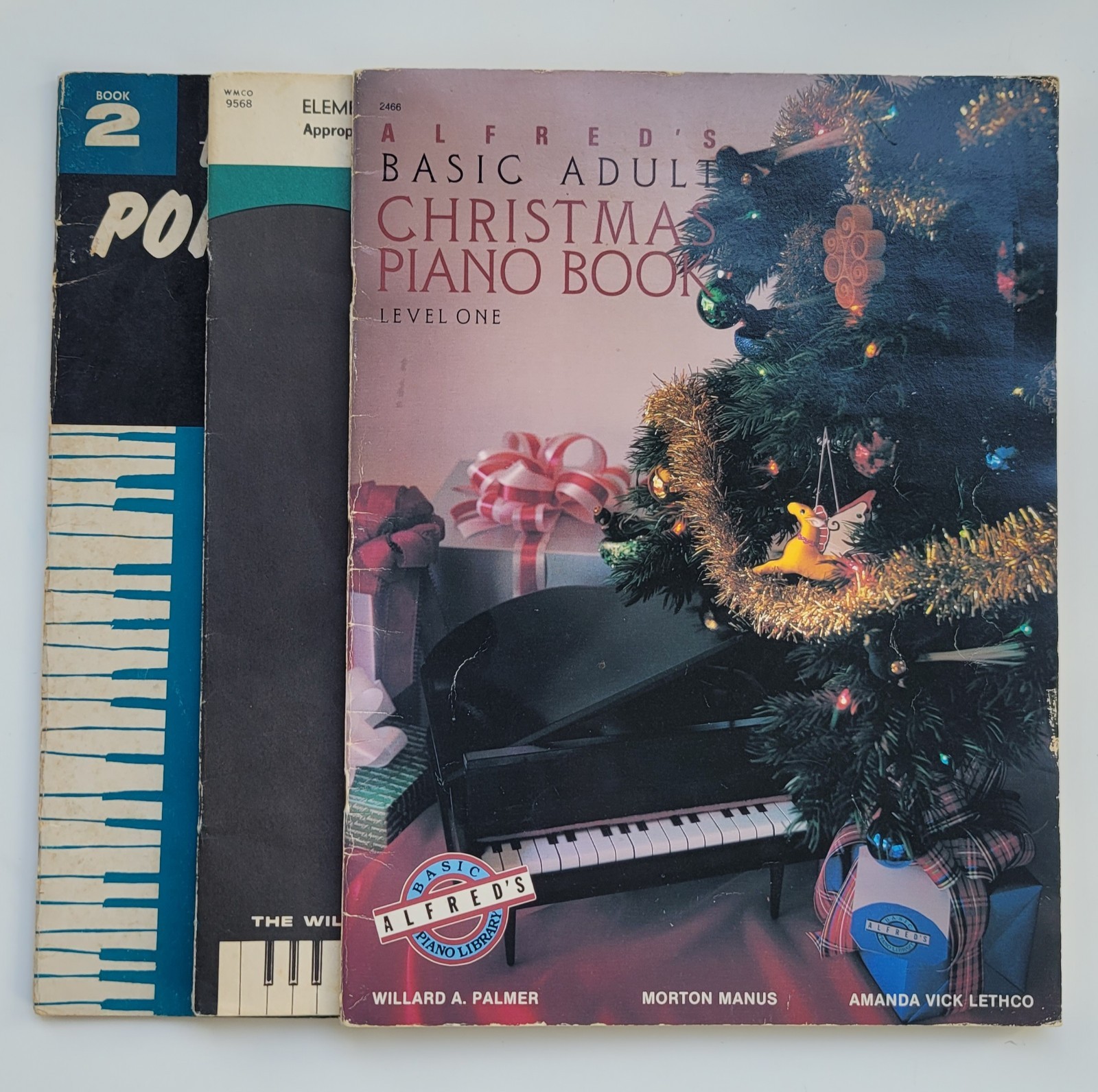 Set of 3 Instruction Books How to Play Piano (Alfred's Basic Piano, Pointer Sys)