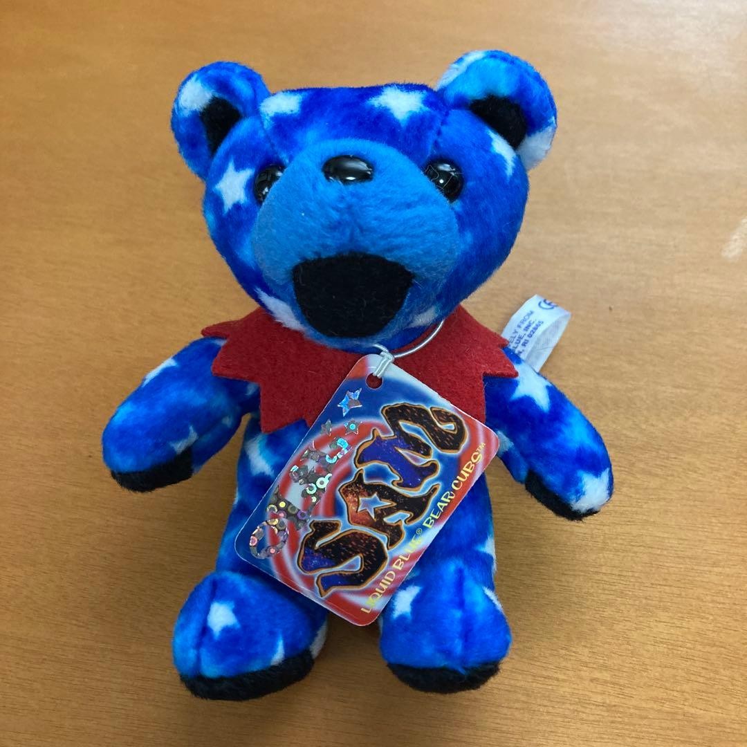 Grateful Dead Bean Bear Lil Sam Plush 5.1 in Mini Stuffed Animal Toy
