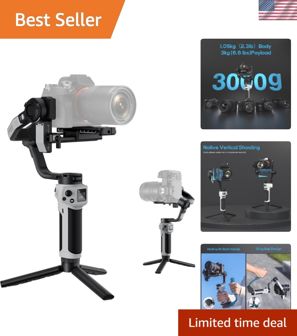 Weebill 3E Gimbal Stabilizer: Compact Design & Enhanced Comfort for Filmmaking