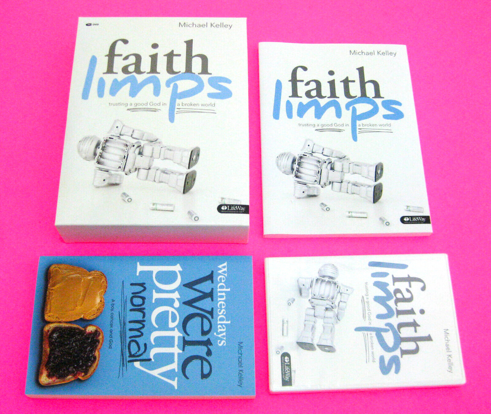 New FAITH LIMPS (Christian Bible Study Set) DVD + Books Learning God Kit Course