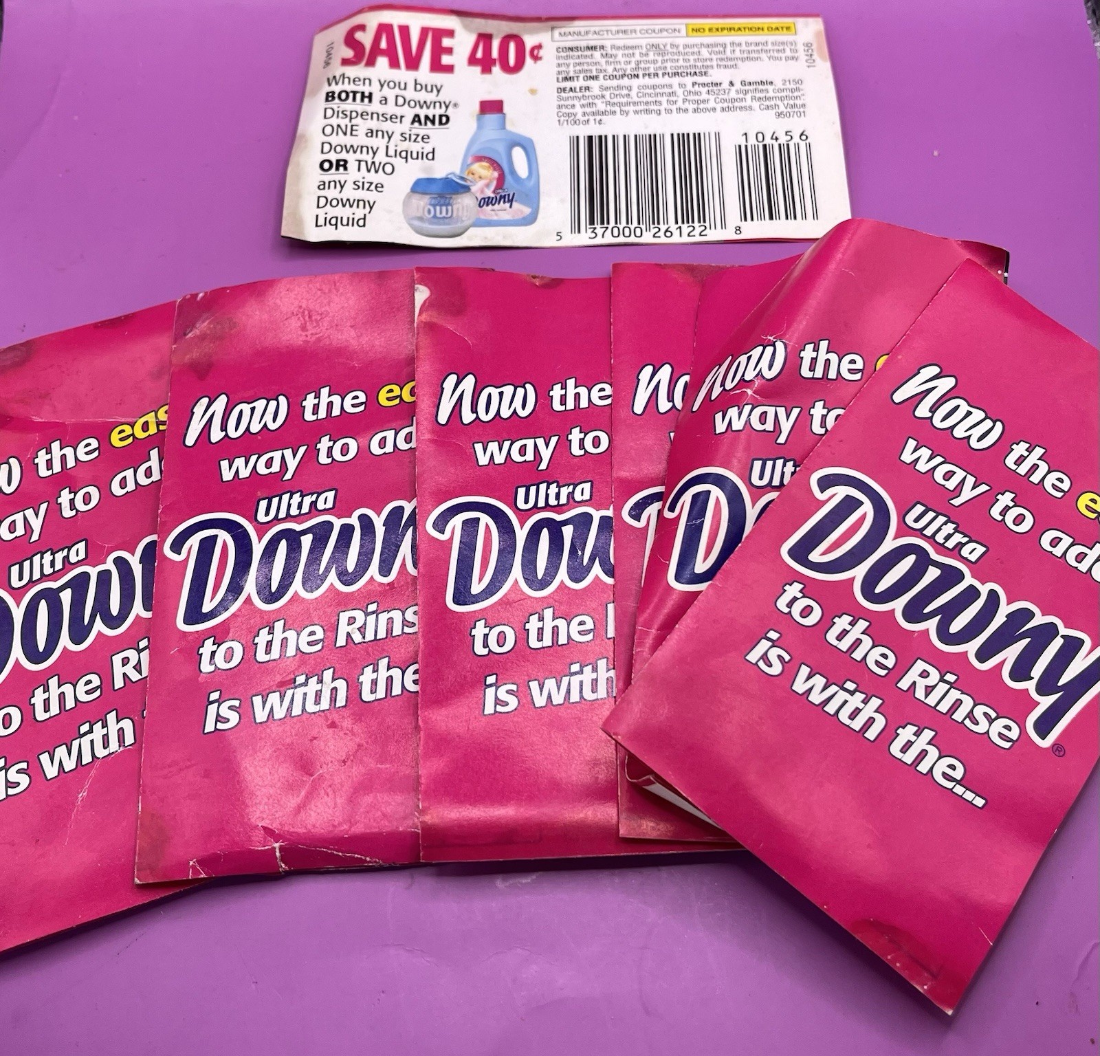 Downy Coupon VTG.  1950, 8 New , Dead stock!