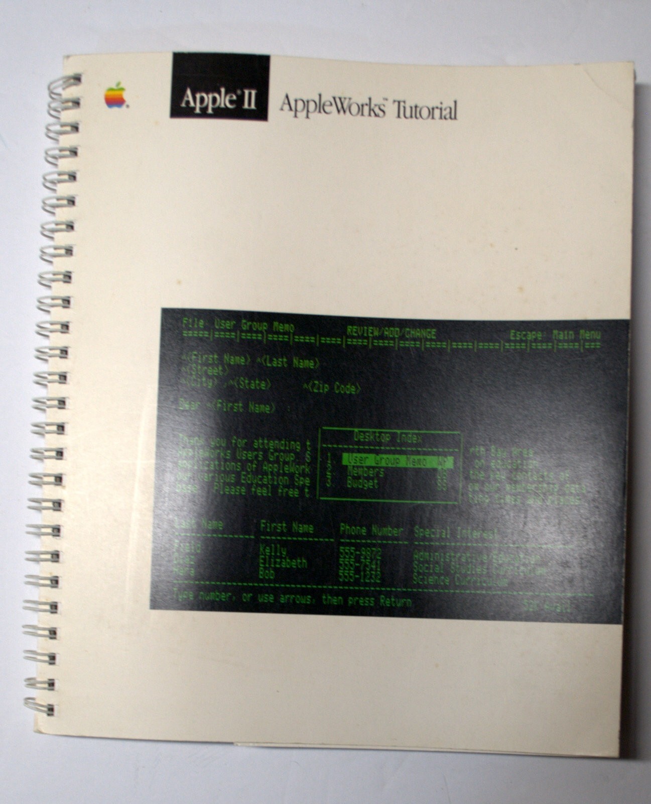 APPLE II AppleWorks Tutorial