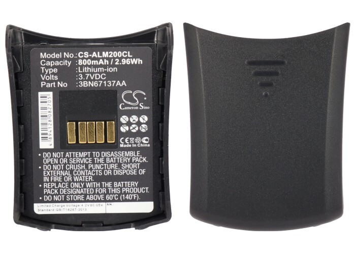 Li-Ion BATTERIE 3.7V 800mAh For ALCATEL Mobile Reflexes 200, 3BN67137AA