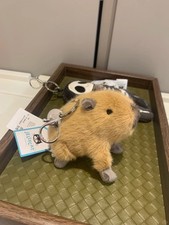 Jelly Clyde Capybara Bag Charm Capybara Keychain Cat New Soft Plush Toy Gift