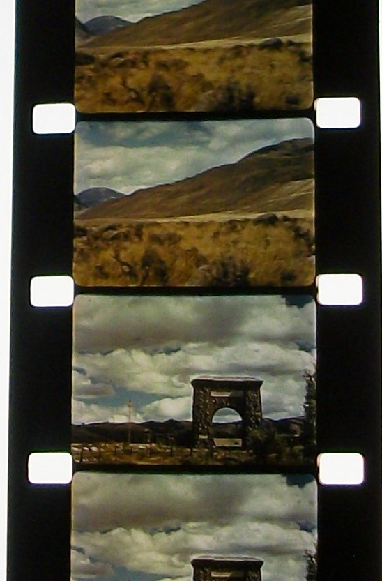 A28  YELLWSTONE TRIP   UNIQUE RAW FOOTAGE 16MM FILM MOVIE ON CORE NO REEL