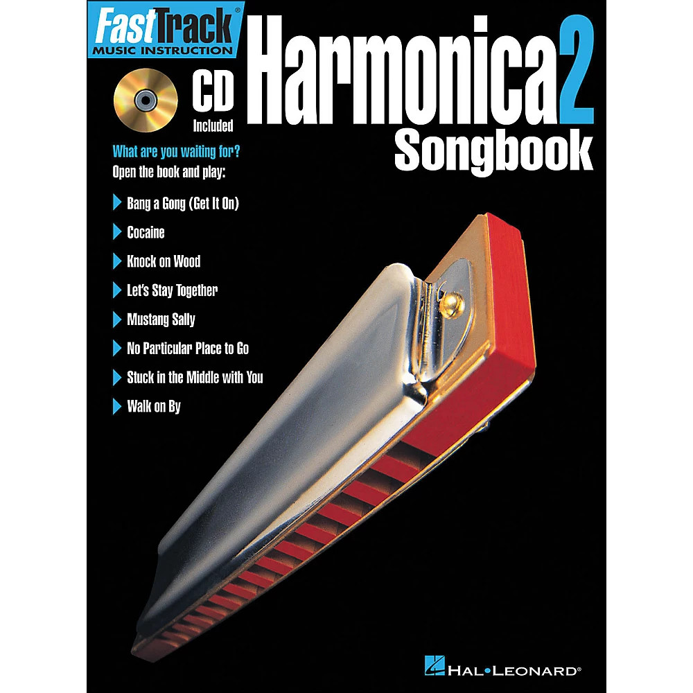 Hal Leonard FastTrack Harmonica Songbook 1-2 Book/CD