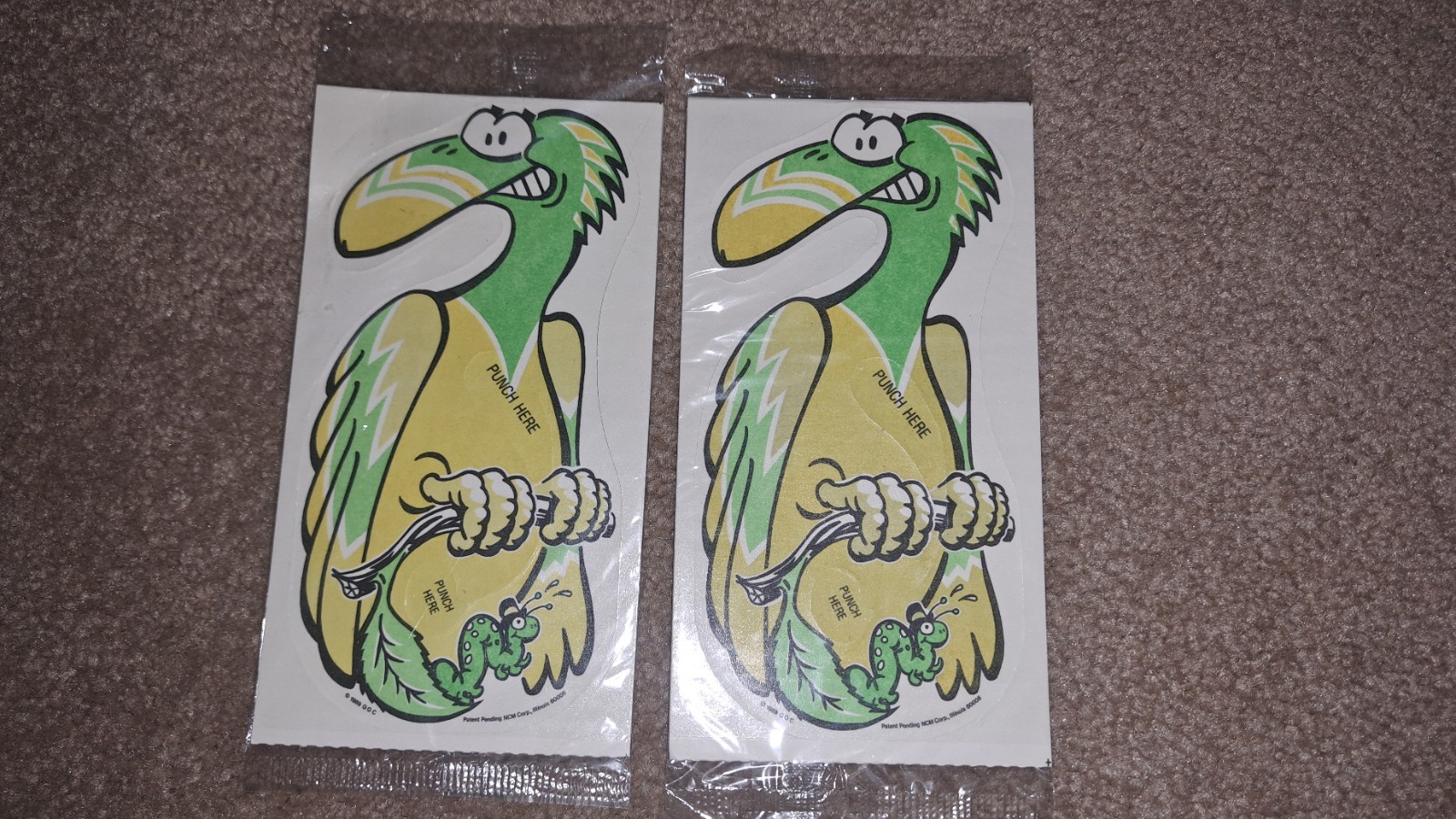 Quaker Bicycle Giveaway Cereal Premium Wheel Rattler Parrot Sealed