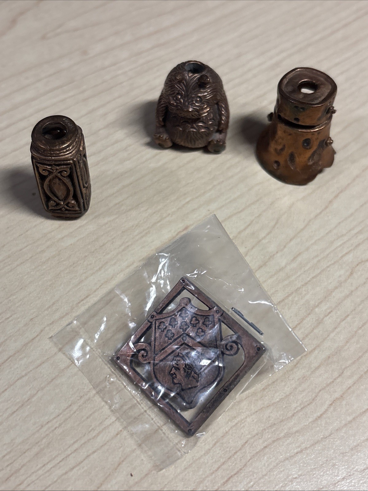 Copper Beads and Pins