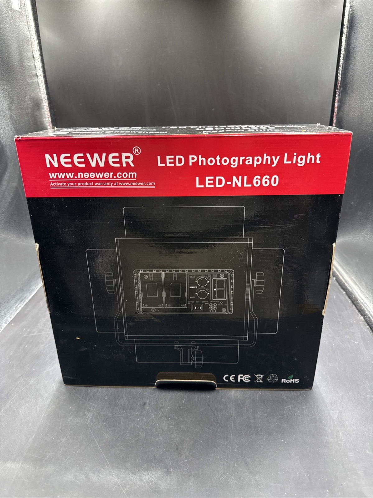 Neewer Professional Metal Bi-Color LED Video Light for Studio NL660