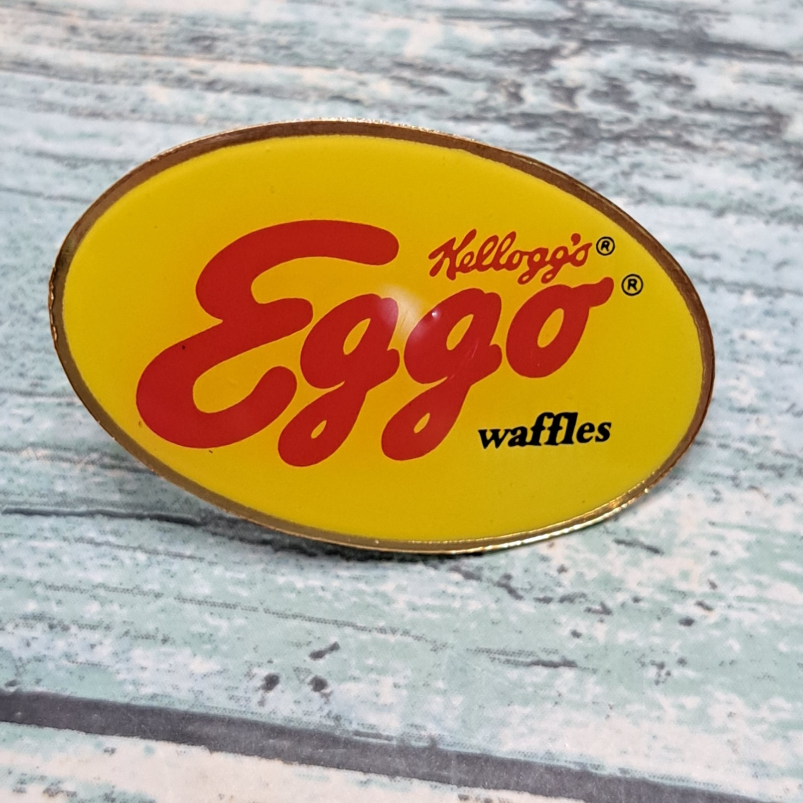 Walmart Employee Associate Product Advertising Pin - Kelloggs Eggo Waffles