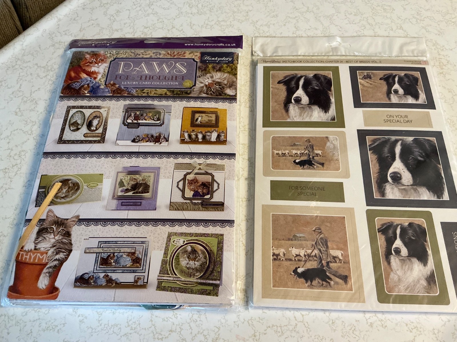 (107). Luxury Paws Cards & Sketchbook Collection NIP