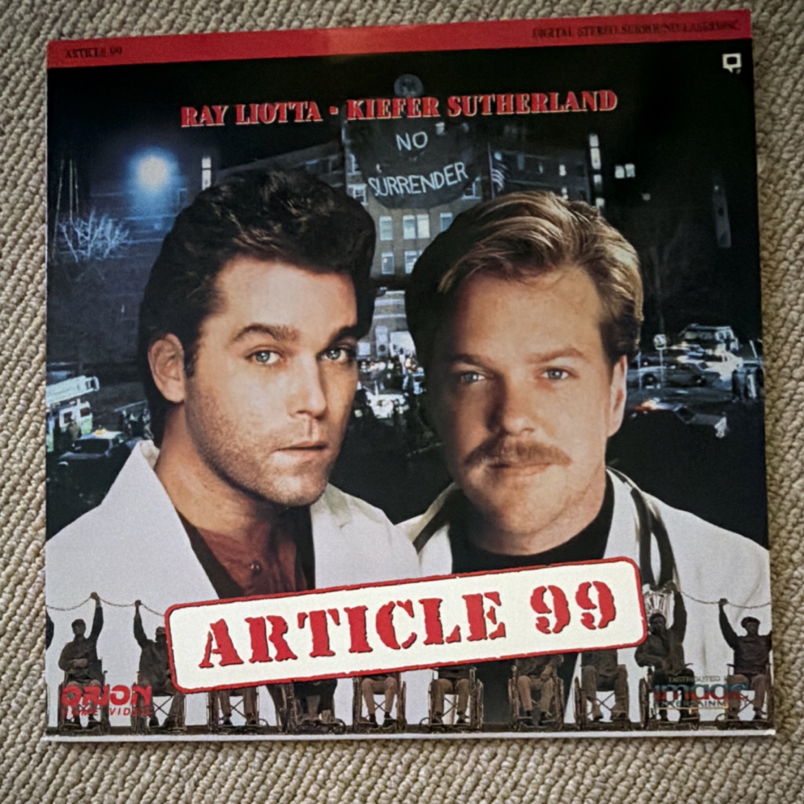 Article 99 LaserDisc Widescreen Ray Liotta Kiefer Sutherland 1991 R