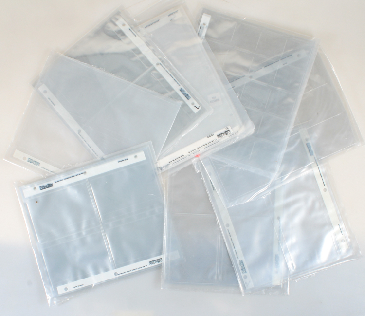 NEGATIVE ARCHIVAL 35MM, 5X7, 120MM, 4X5 PAGES