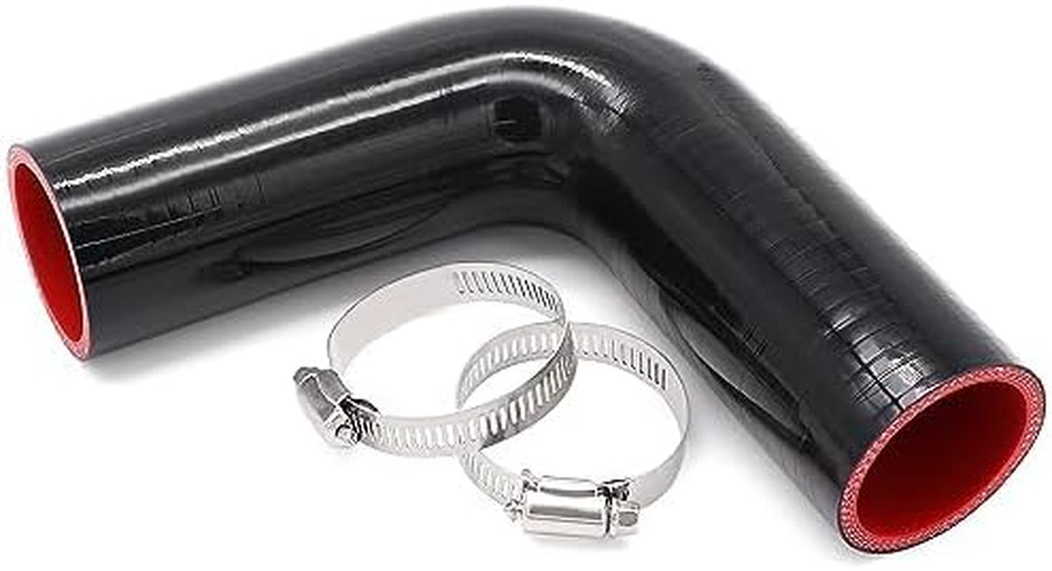 90 Degree Silicone Elbow Coupler Hose 1 3/4 Inch 4Ply for Air Intake,Turbo Inter