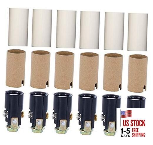  Chandelier Lighting Fixture Socket Kit, Candelabra E-12 Sockets with 