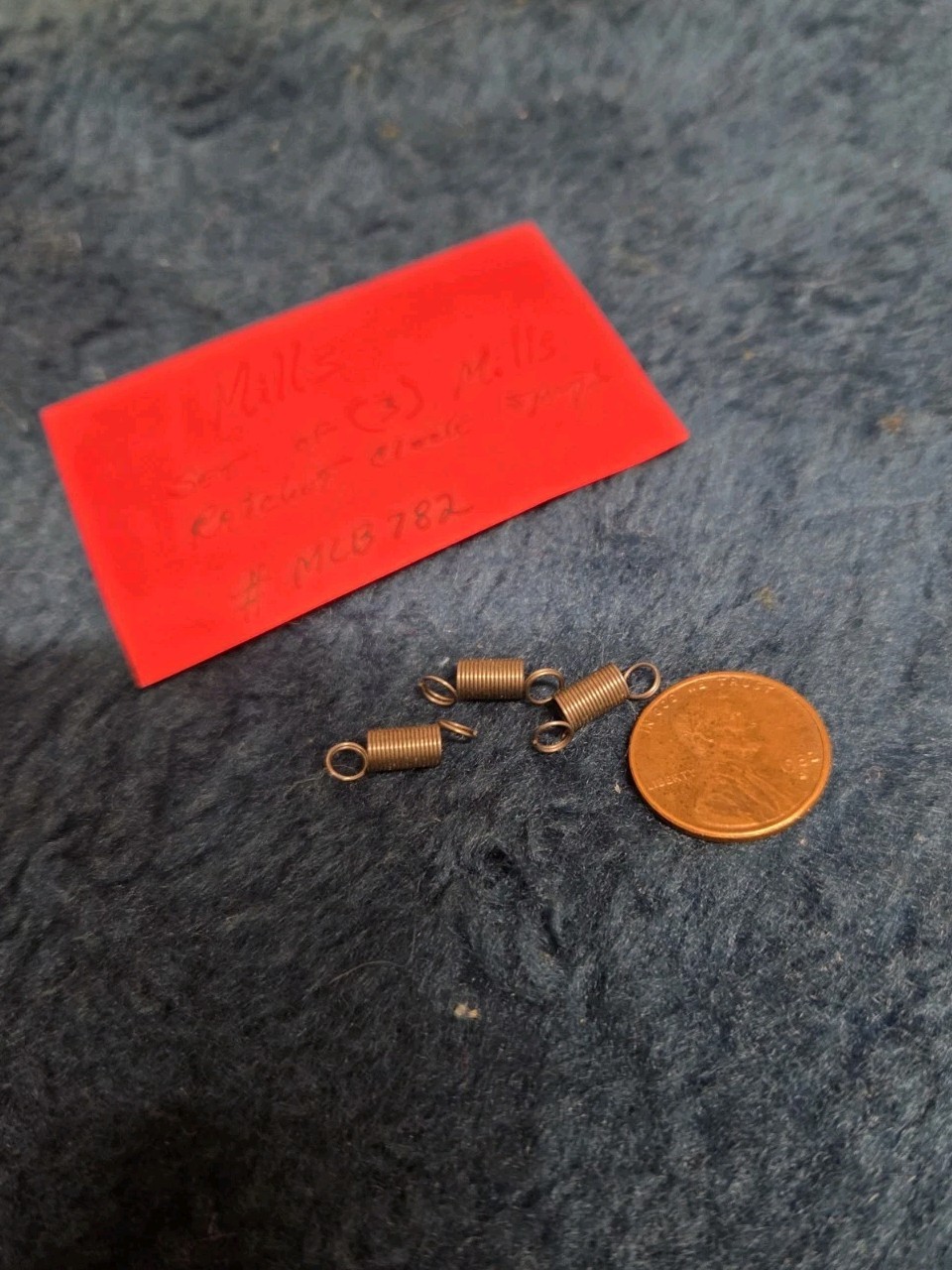 Set Of (3) MILLS MLB782 REPLACMENT RATCHED CLOCK SPRINGS  ANTIQUE SLOT MACHINE