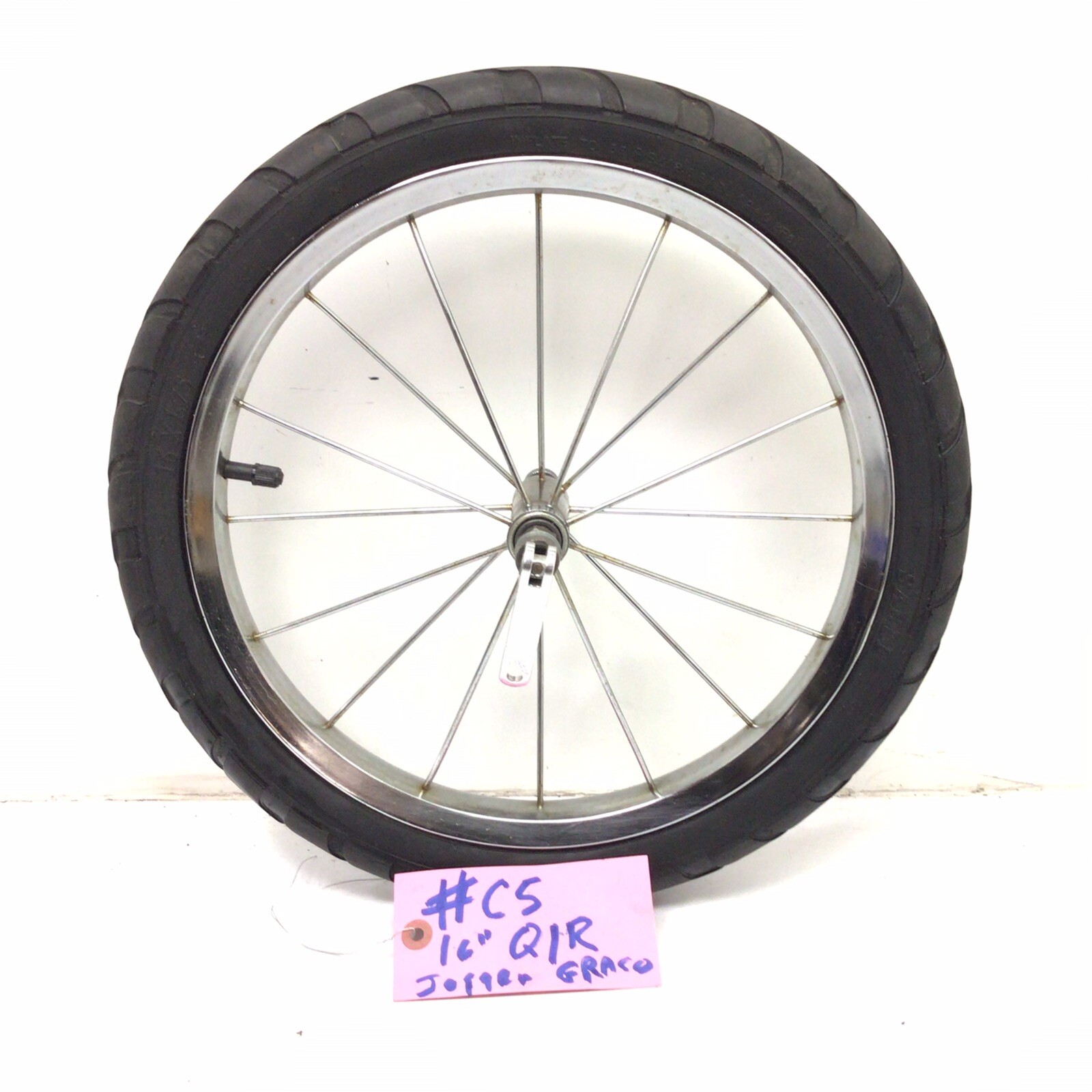 Graco Jogger 16” Front Quick Release Wheel 16" X 1.75" TIRE Stroller #C5