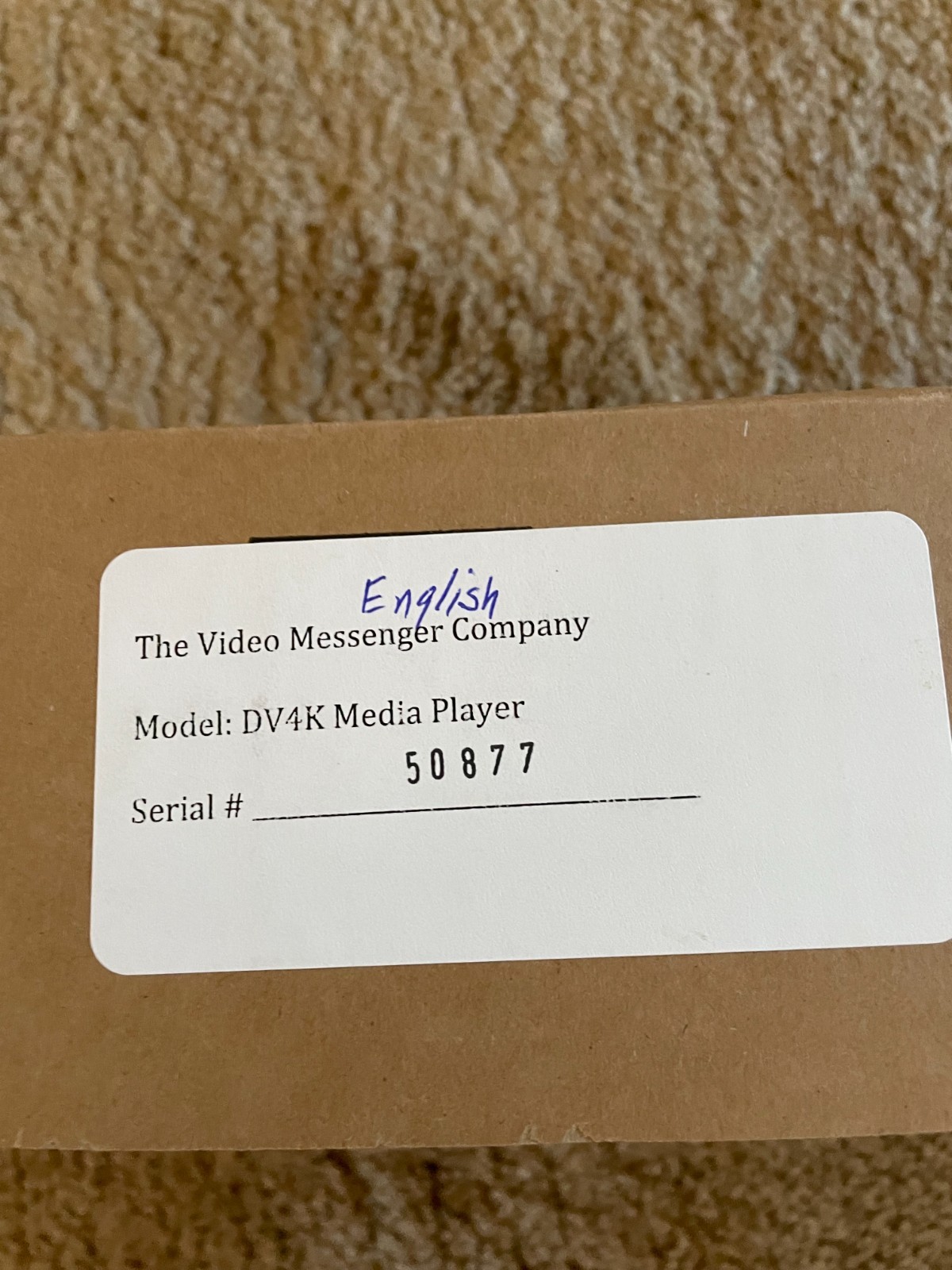 NEW VMC The Video Messenger DV4 HD Pro Multimedia Player DV4 HD5