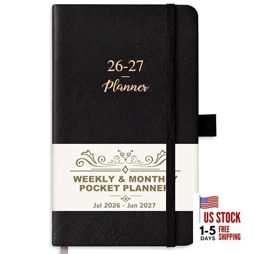 Pocket Planner 2026-2027, Jul 2026 - Jun 2027, Academic Planner 2026-2027, 