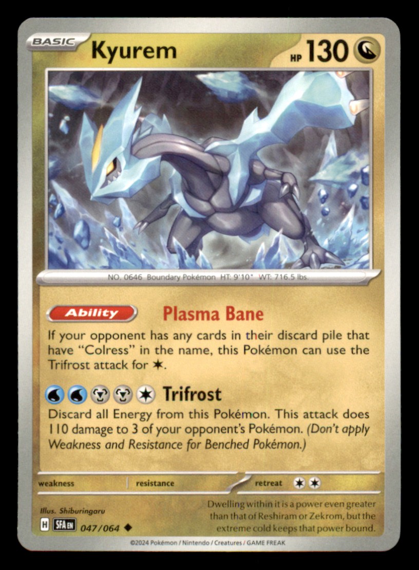 Kyurem Uncommon SV: Shrouded Fable 047/064 NM Normal Pokemon