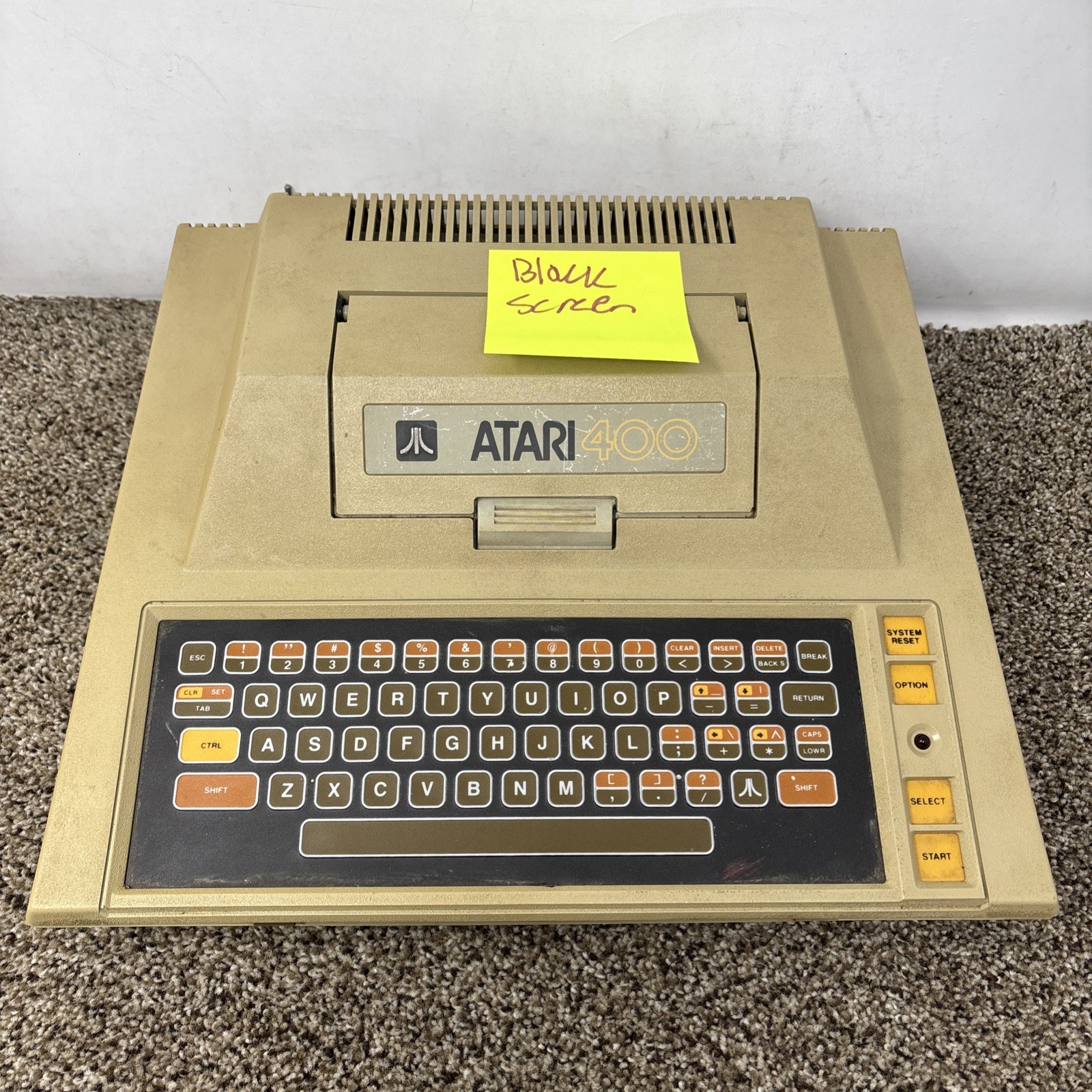 Atari 400 Computer FOR PARTS OR REPAIR