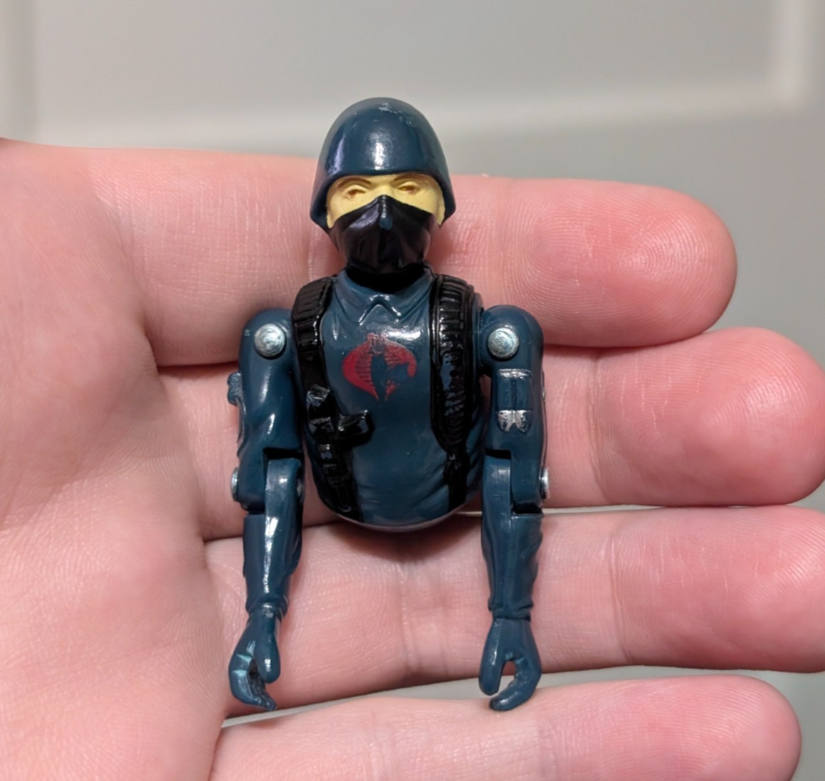 1982 GI Joe ARAH Cobra Trooper v1 Hasbro Vintage Figure Incomplete Parts Only