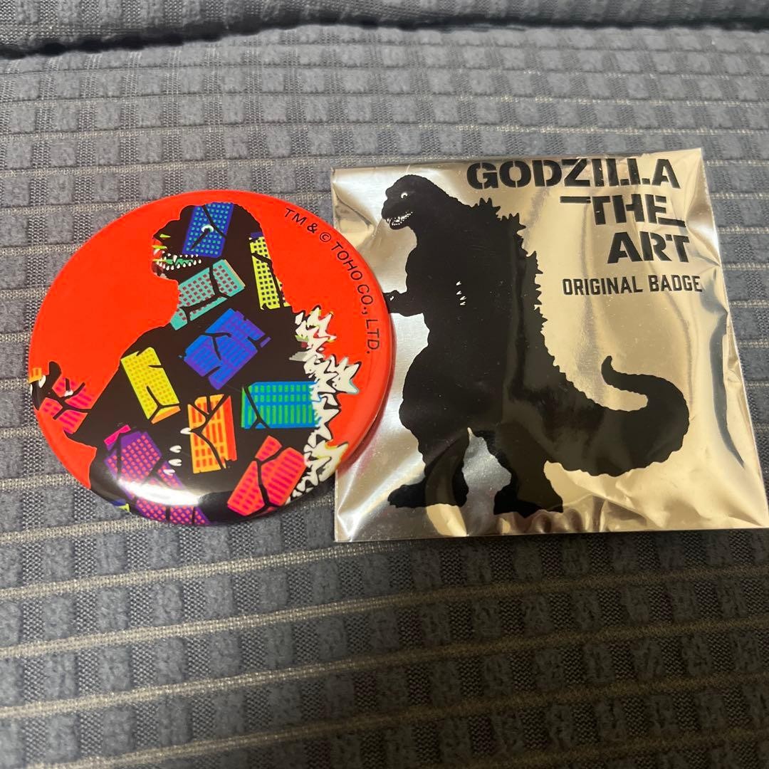 Godzilla Can Badge GODZILLA THE ART Limited
