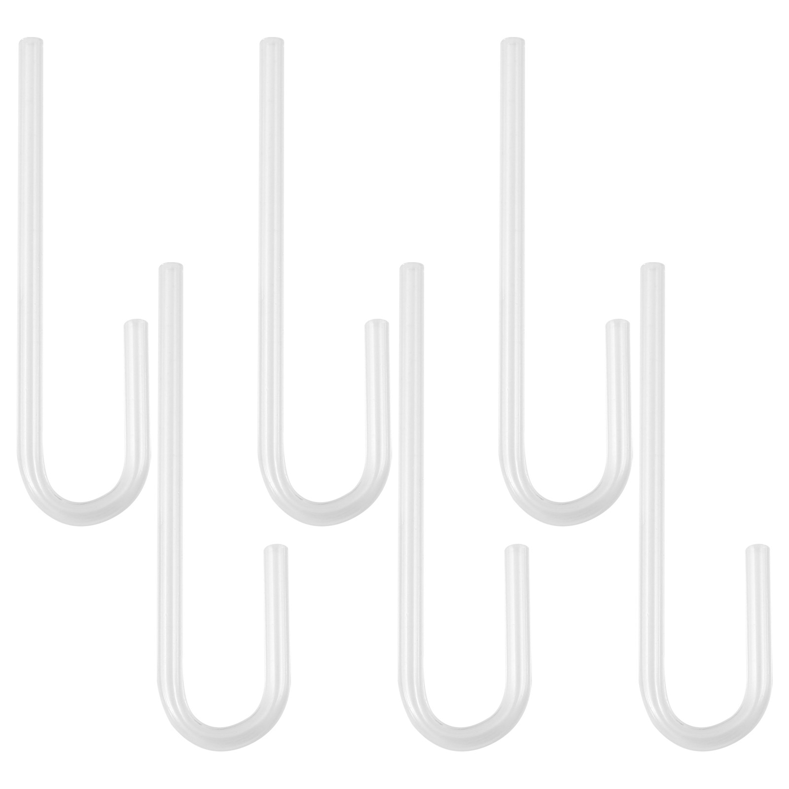 6pcs Acrylic Pipe U Shape Tube Bend for Aquarium Co2 System/Diffuser B9H36835