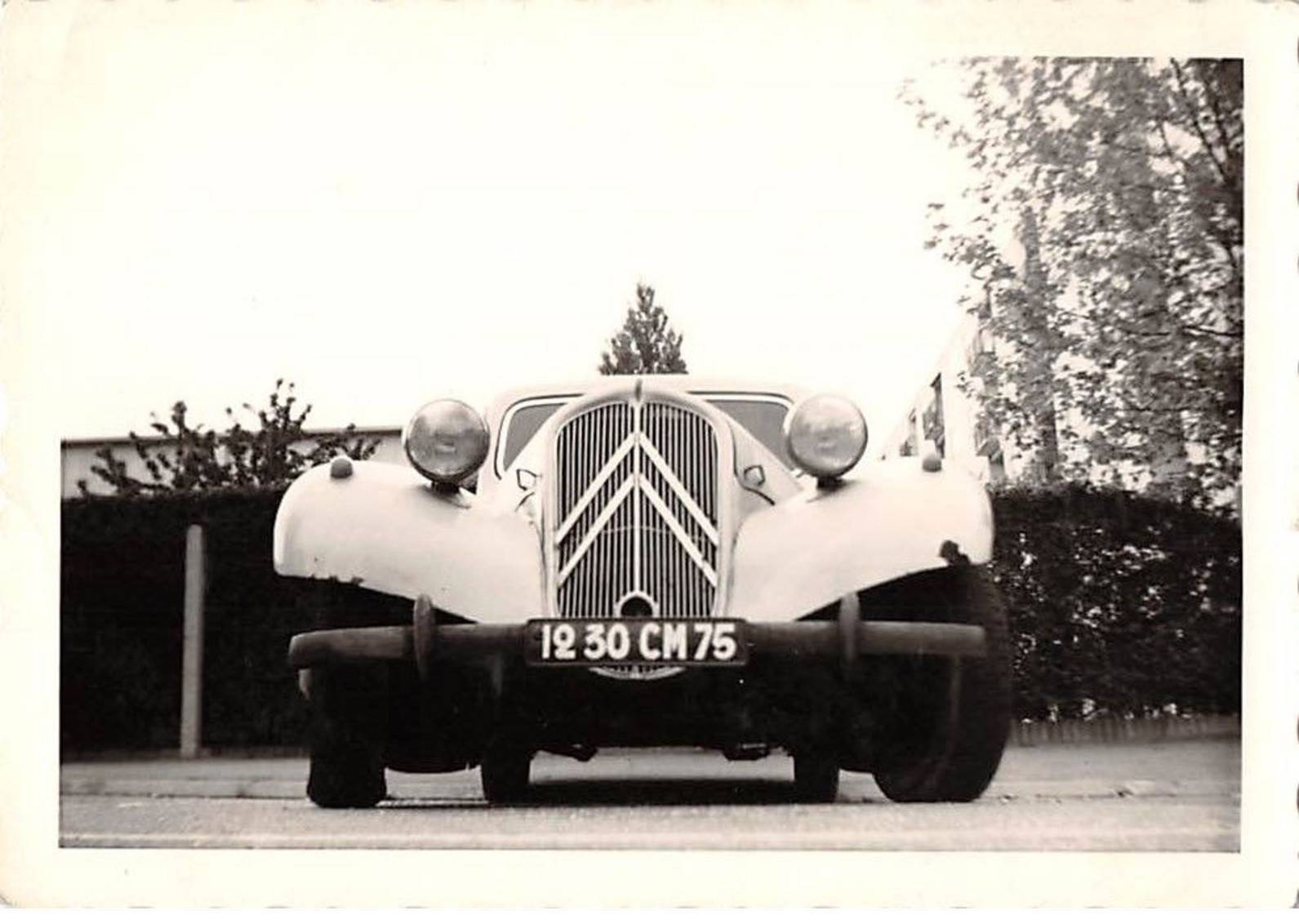 Photography Moi10254 Identified Citroen Car 13 X 9 Cm.