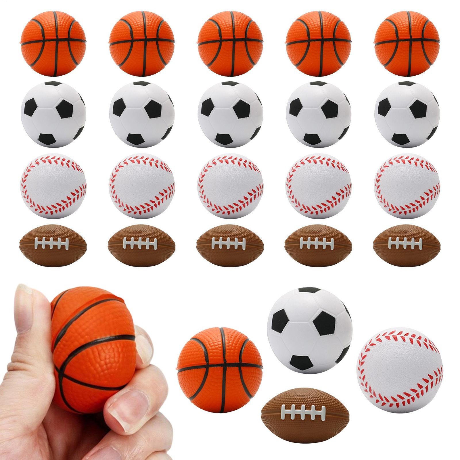 Simulated Ball Decompression Toy Stress Bouncing Rubber Ball Party Sensory Game