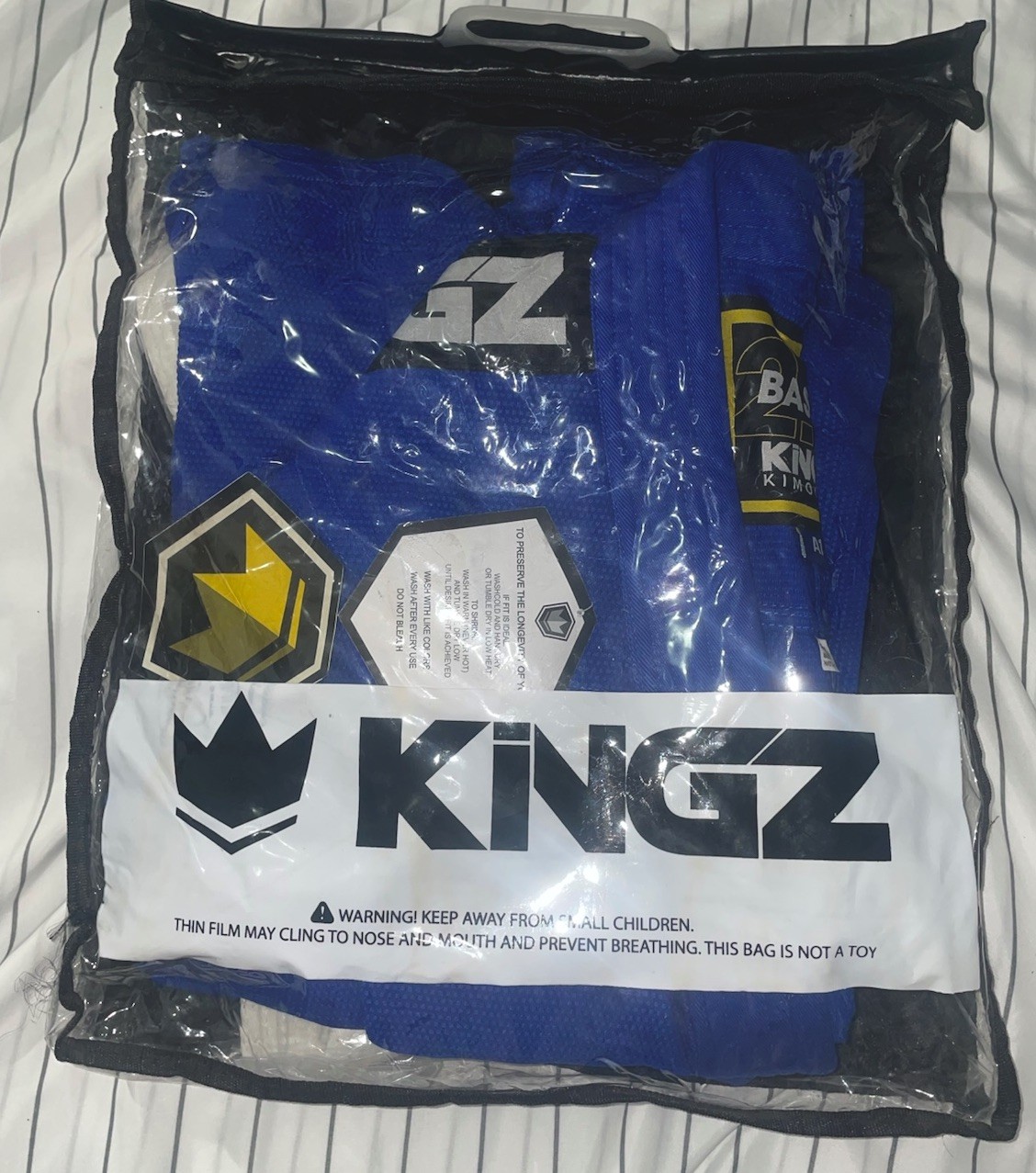 Kingz Basic 2.0 Blue Jiu-Jitsu Gi Kimono A1 Martial Arts Uniform