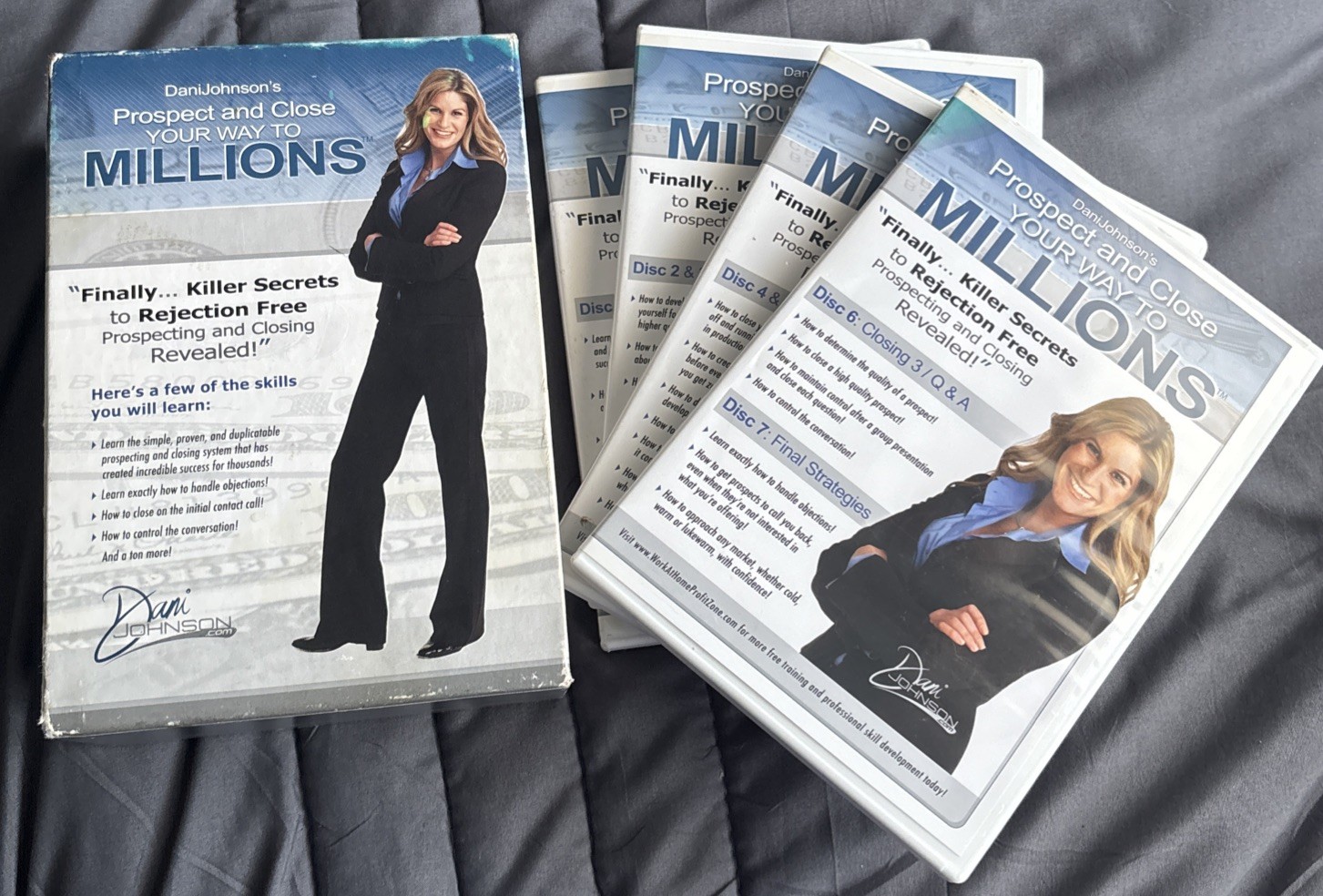 Dani Johnson 7CD set "Prospect and Close Your way To Millions"