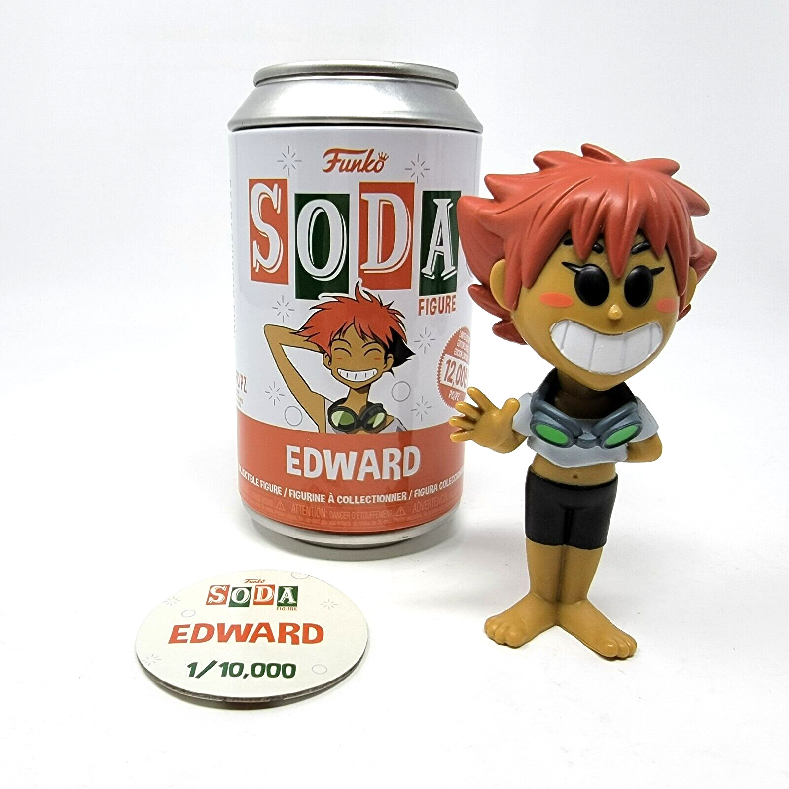 Funko Soda Cowboy Bebop Edward Common 1/10000 Box Lunch Exclusive Collectible
