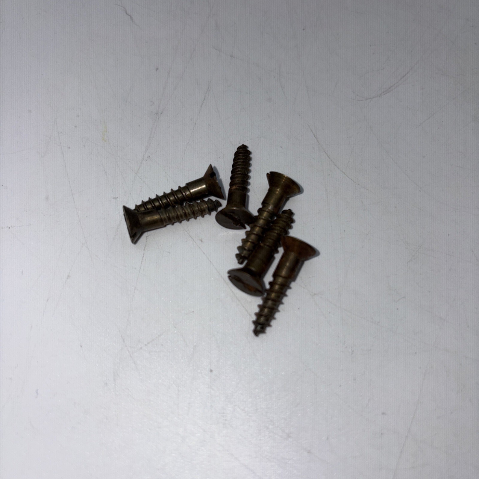 Vintage Cannon Ball Door Hinge Replacement Screws - Screws ONLY Lot Of 6