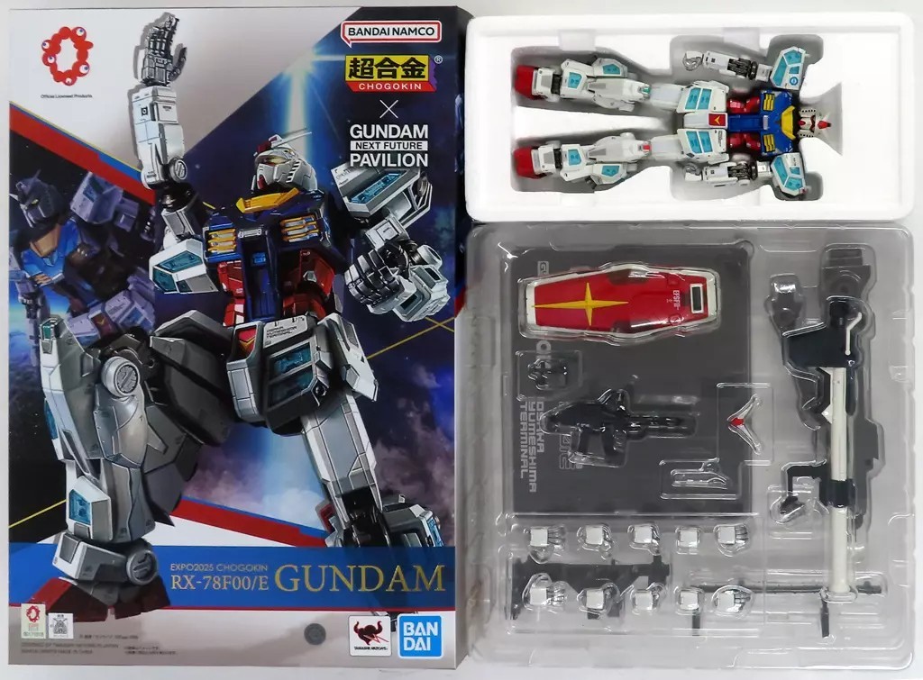 EXPO2025 Super Alloy RX-78F00/E Gundam "GUNDAM NEXT FUTURE PAVILION"