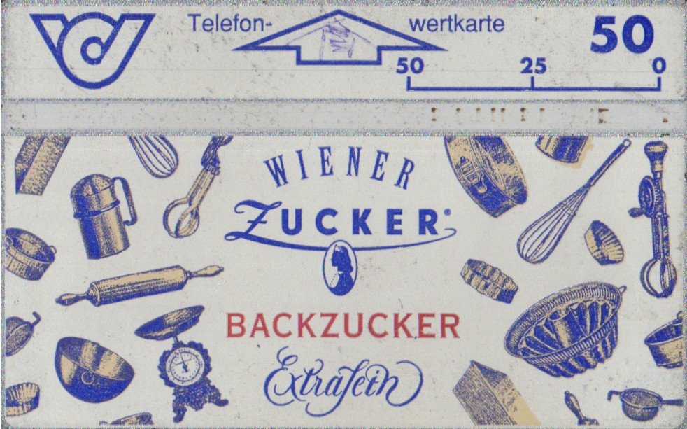 4292 Used Phone Card Austria Wiener Zucker Ank 129 502A