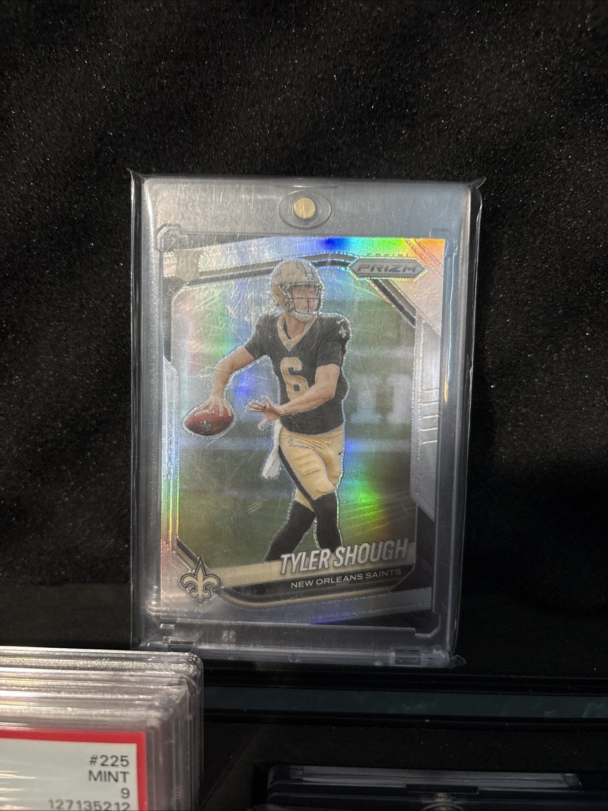 2025 Panini Prizm Tyler Shough Holo Rookie Card #327