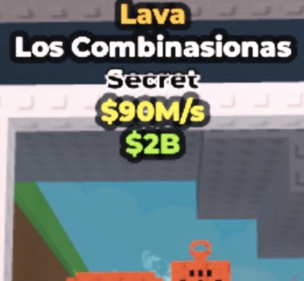 Steal A Brainrot Los Combinasionas Lava Mutation 90m/s Secret Item 🔥🔥🔥
