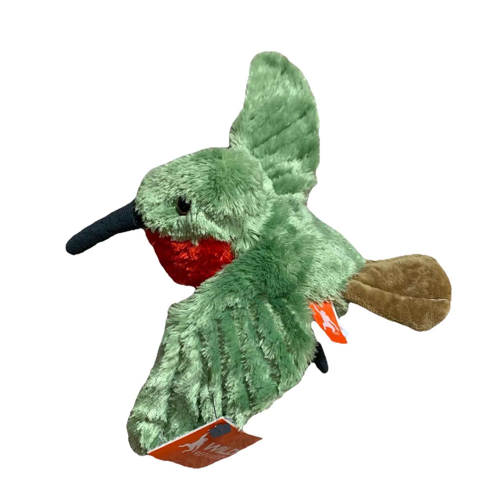 New Wild Republic Mini Cuddlekins Ruby Throated Hummingbird Plush 7” NWT