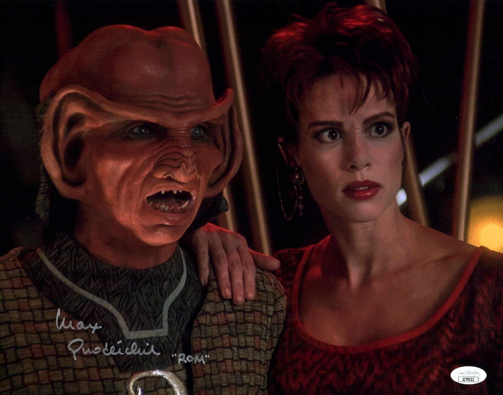 Max Grodenchik Star Trek DS9 11x14 Signed Photo JSA Certified Autograph