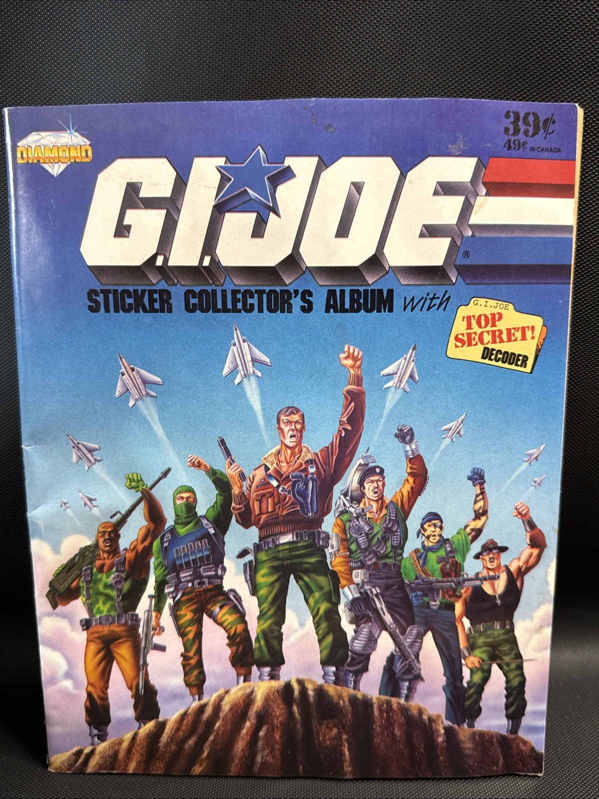 1986 GI JOE STICKER ALBUM DIAMOND PANINI VINTAGE With A Few Stickers