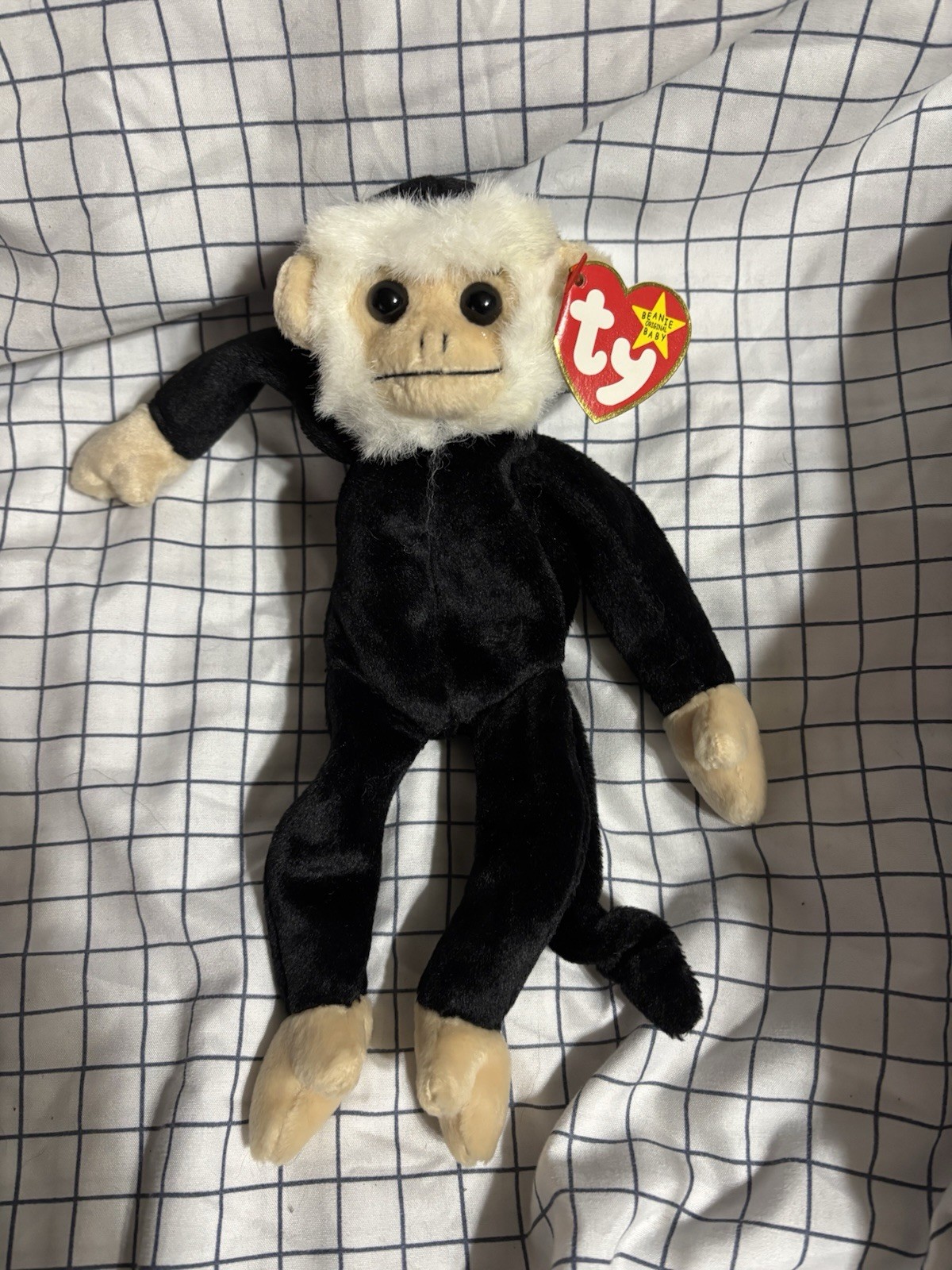 Ty Beanie Baby Mooch Monkey Retired Original, Ages 3+, 3-4 & 8-11 Years