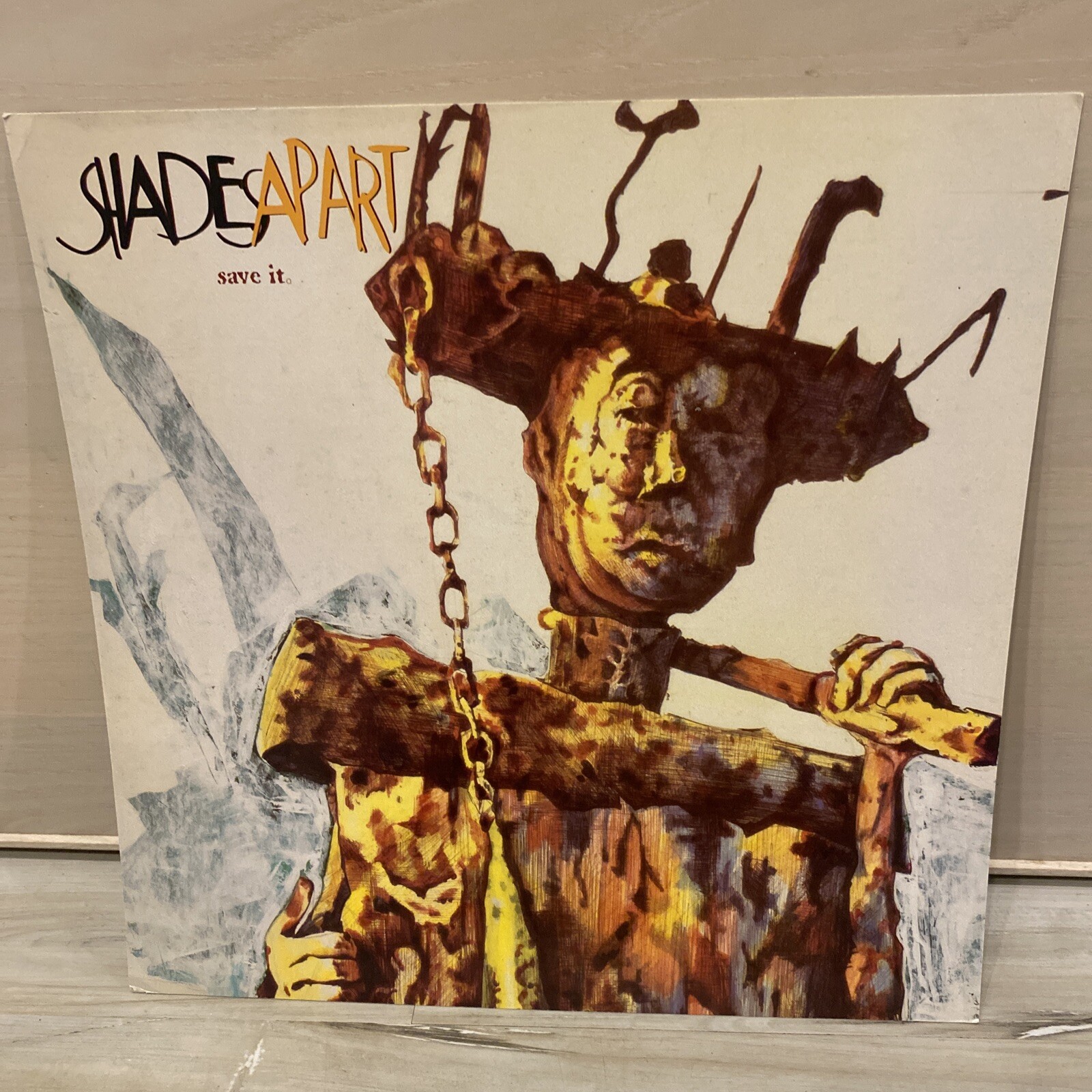 Rare SHADES APART SAVE IT Flat 12x12 Poster Album Flat  ROCk
