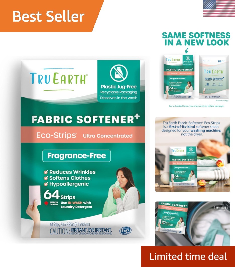 Fabric Softener Strips for Washing Machine, Alternative to Fabric Softener Li...