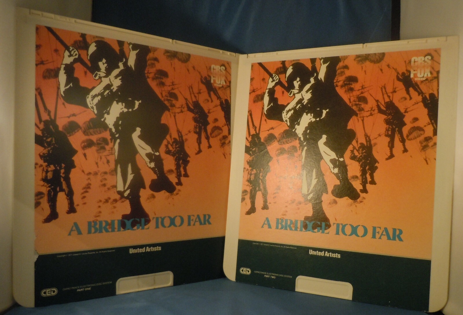 RCA CED VIDEODISC! - A BRIDGE TOO FAR with Dirk Bogarde & Sean Connery