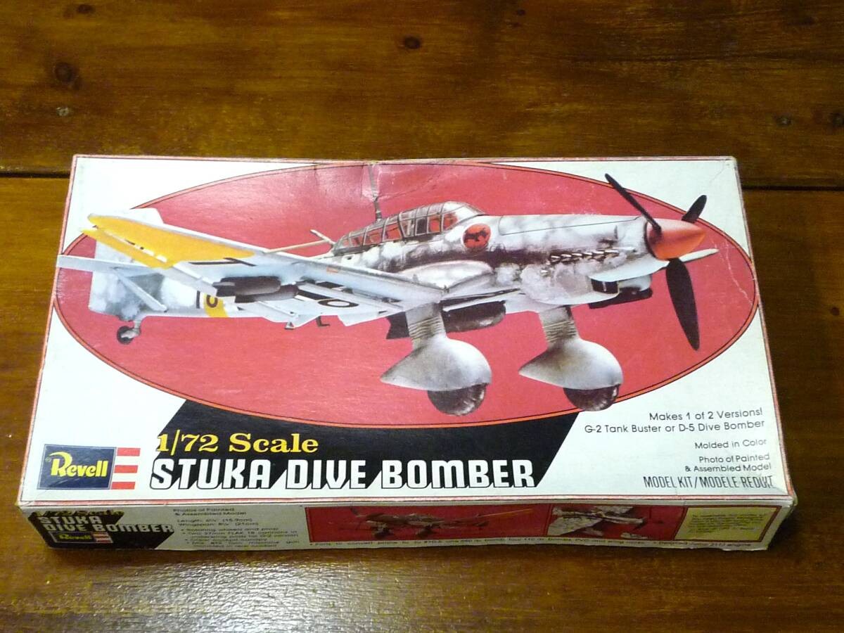 42886 Revell/ Level Stuka Dive Bomber 1/72 Unassembled 1978 U.S.A. Vintage