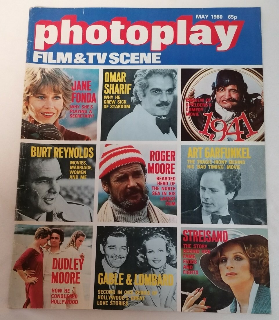 MAGAZINE - Photoplay Film & TV Scene May 1980 Jane Fonda Burt Reynolds Streisand