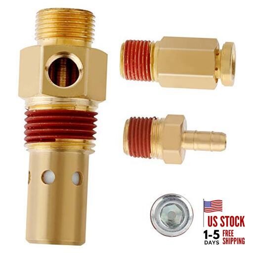  Air Compressor Replacement Components Brass 1/2 Inch MNPT Compressor in Tank 