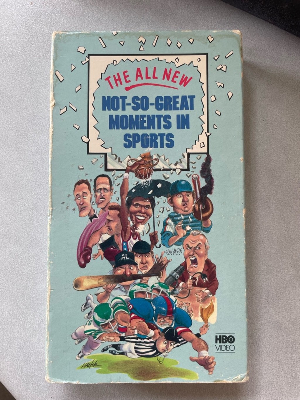 HBO Video VHS Tape The All New Not-So-Great Moments in Sports