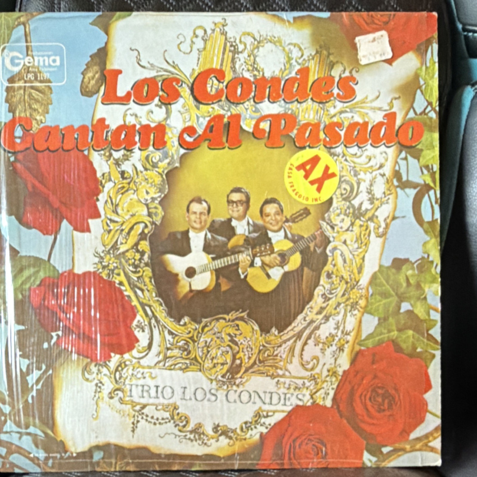 Trio Los Condes Cantan Al Pasado Bolero LP Gema LPG 1197 Stereo